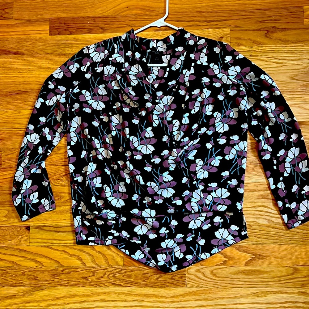 Ann Taylor factory, petite, medium long sleeve blouse